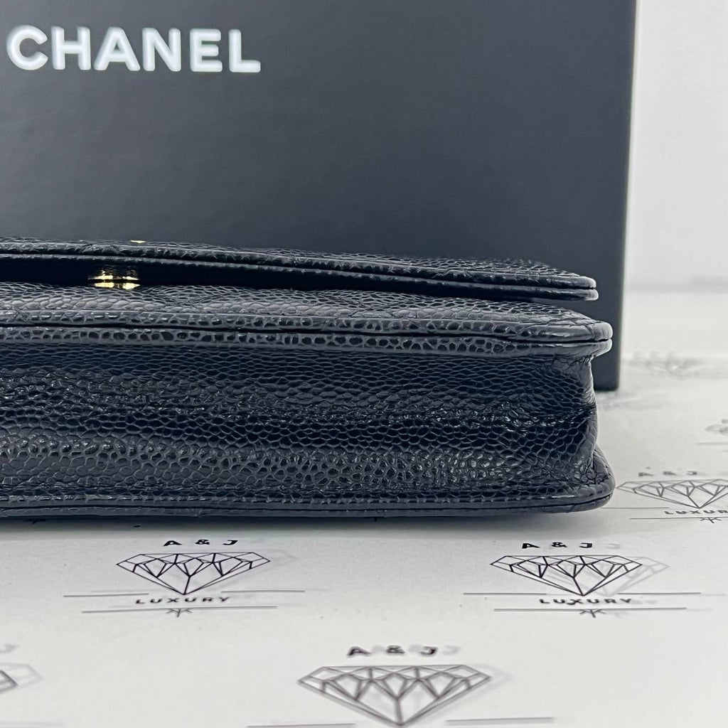 [PRE LOVED] Chanel Classic Wallet on Chain in Black Caviar GHW (Series 30)