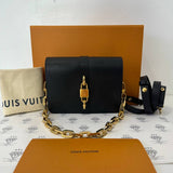 [PRE LOVED] Louis Vuitton Rendez-Vous Shoulder Bag in Black GHW (microchipped)