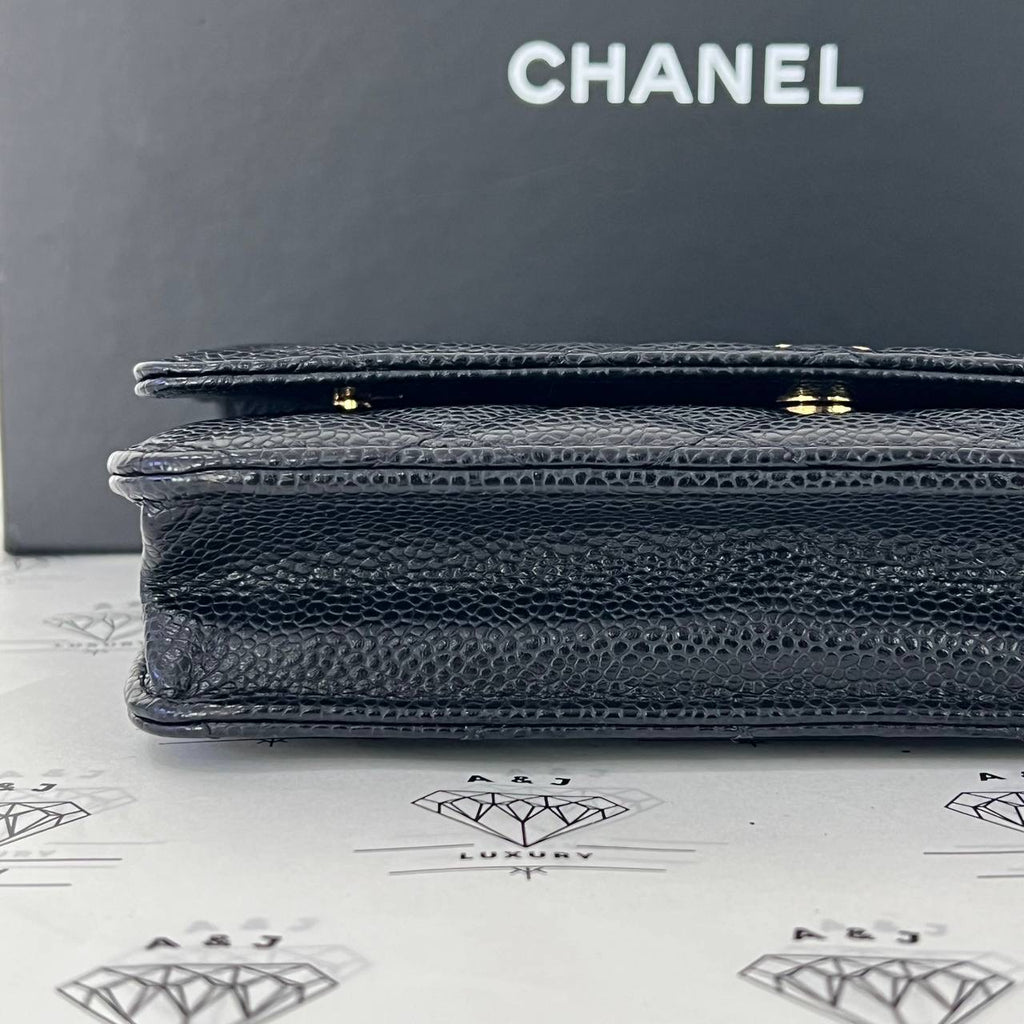 [PRE LOVED] Chanel Classic Wallet on Chain in Black Caviar GHW (Series 30)