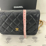 [PRE LOVED] Chanel Classic Wallet on Chain in Black Caviar GHW (Series 30)