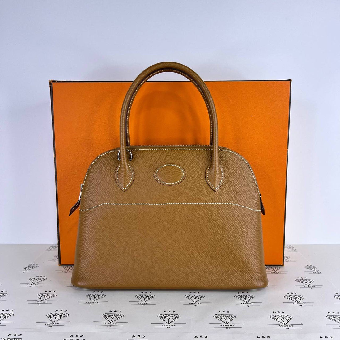 [PRE LOVED] Hermes Bolide 27 in Gold Epsom Leather PHW (Stamp Z - 2021)