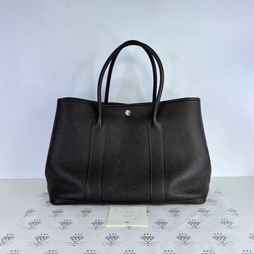 [PRE LOVED] Hermes Garden Party Tote (GPT) 36 in Ebene Negonda Leather PHW (Stamp T - 2015)