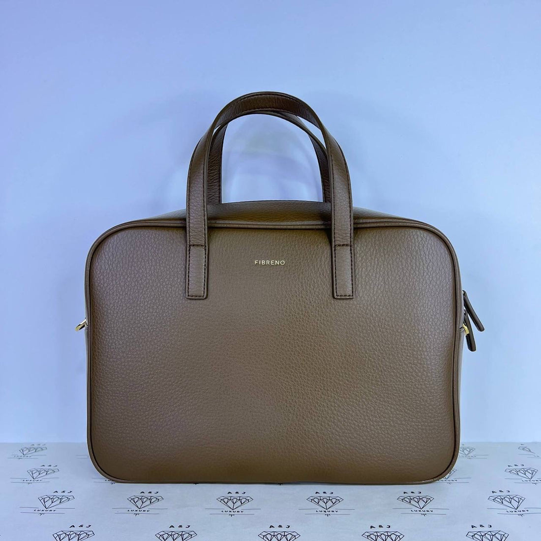 [PRE LOVED] Fibreno Half Baguette Bag in My Camel