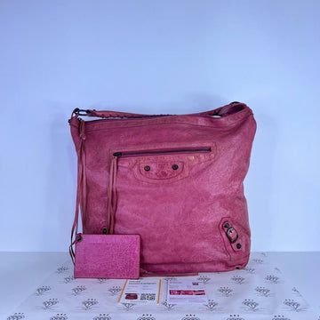 [PRE LOVED] Balenciaga Classic Day Hobo Bag in Pink SHW