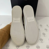 [PRE LOVED] Yves Saint Laurent Andy Perforated Sneakers in White Size 38EU