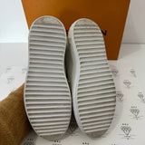 [PRE LOVED] Louis Vuitton Timeout Sneakers in White Monogram Canvass Size 38EU