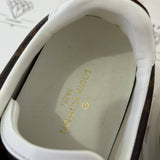 [PRE LOVED] Louis Vuitton Timeout Sneakers in White Monogram Canvass Size 38EU