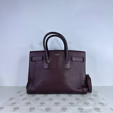 [PRE LOVED] YSL Small Sac De Jour in Burgundy GHW