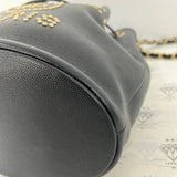 [PRE LOVED] Chanel Deauville Bucket Bag in Black Caviar GHW (Series 29)