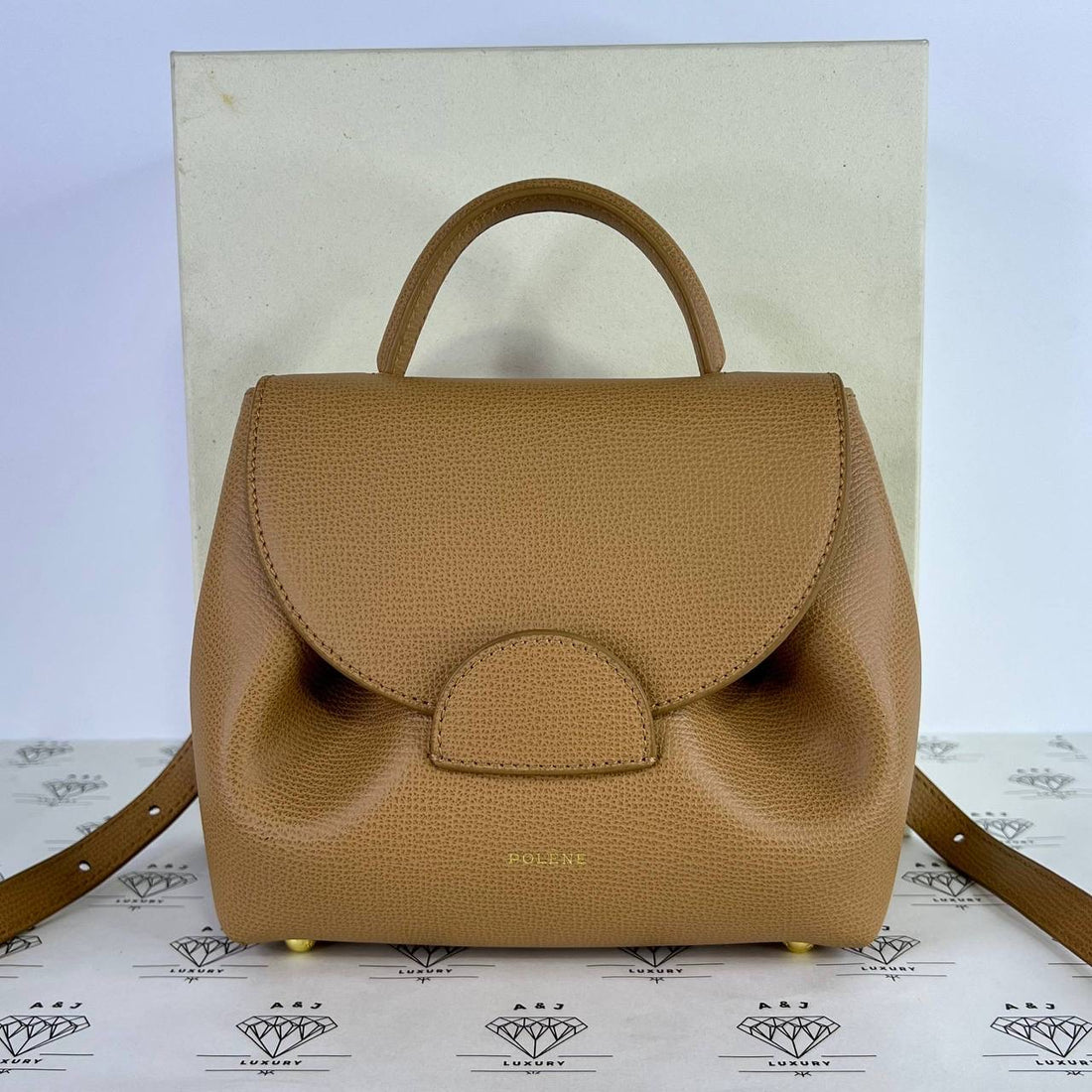 [PRE LOVED] Polene Numero Un Nano in Textured Tan