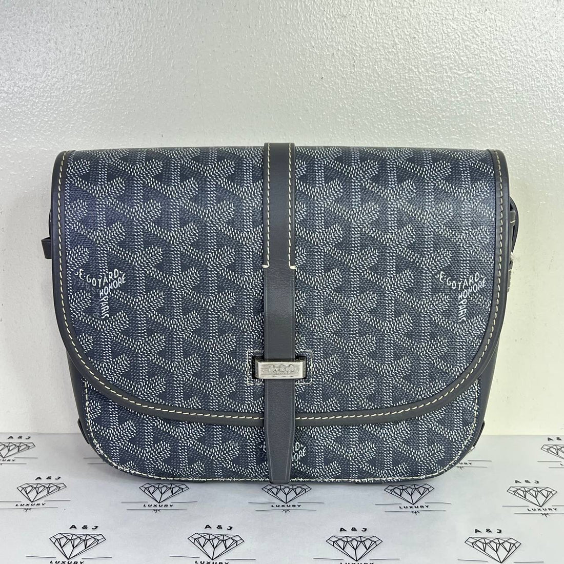 [PRE LOVED] Goyard Belvedere PM in Gray (2021)