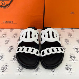 [BRAND NEW] Hermes Extra Sandals in White Size 37.5