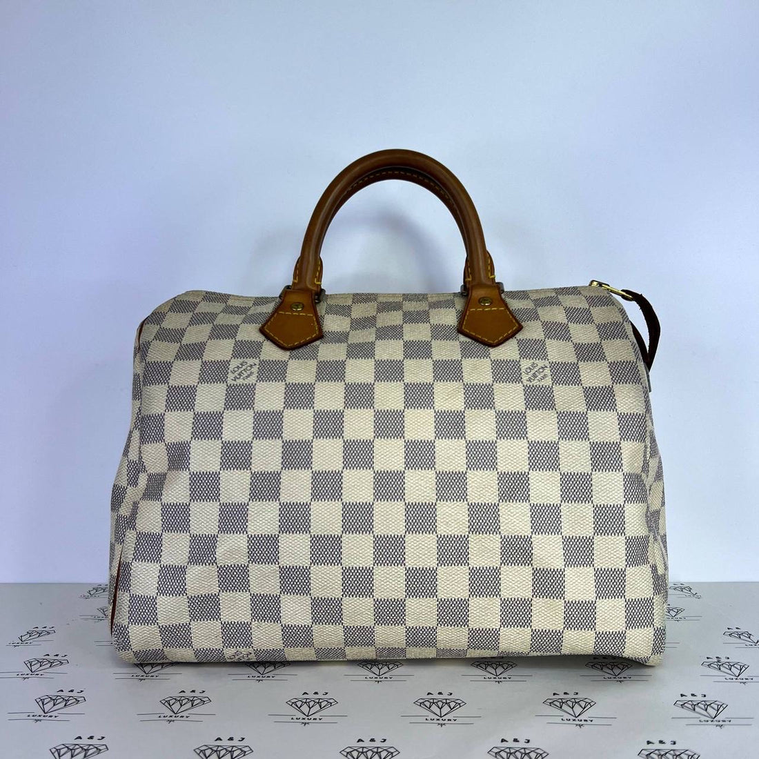 [PRE LOVED] Louis Vuitton Speedy 30 in Damier Azur Canvass (DU3009)