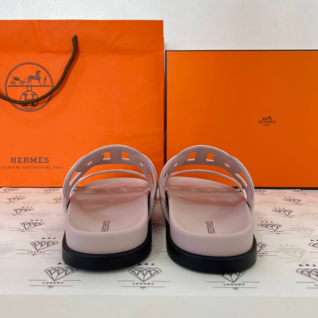 [BRAND NEW] Hermes Extra Sandals in Rose Porcelain Size 37