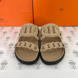 [BRAND NEW] Hermes Extra Sandals in Beige Argile Size 37.5