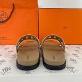 [BRAND NEW] Hermes Extra Sandals in Beige Argile Size 37.5