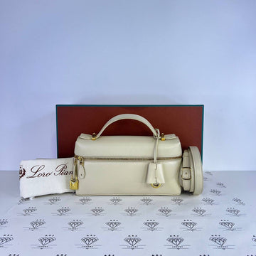 [PRE LOVED] Loro Piana L23 Extra Bag in Sunday Morning Calfskin Leather GHW