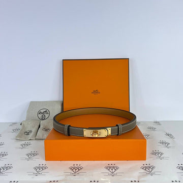 [BRAND NEW] Hermes Kelly Belt 18 in Etoupe RGHW (Stamp K - 2025)