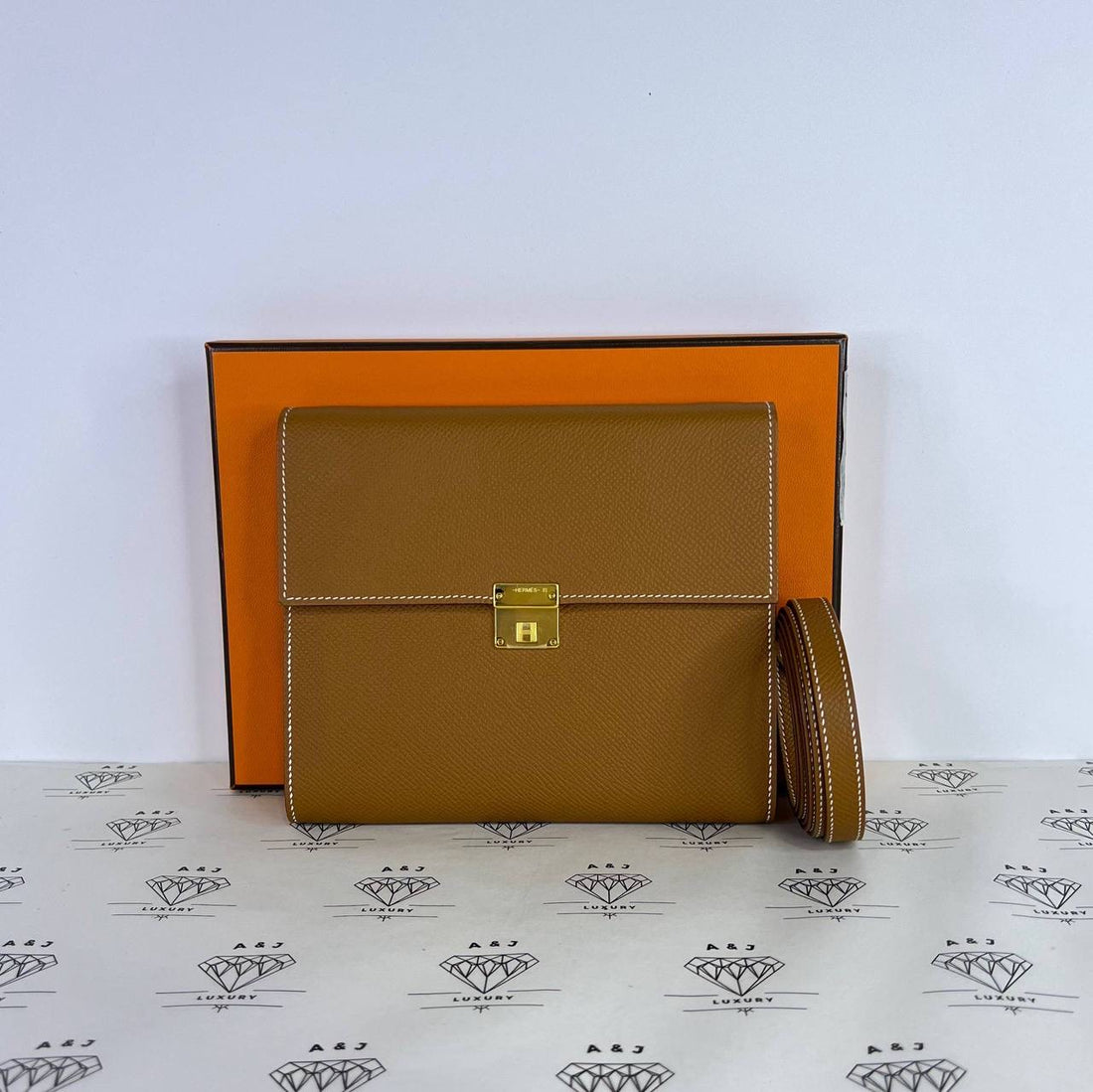 [PRE LOVED] Hermes Clic 16 in Gold Epsom Leather GHW (Stamp B - 2023)