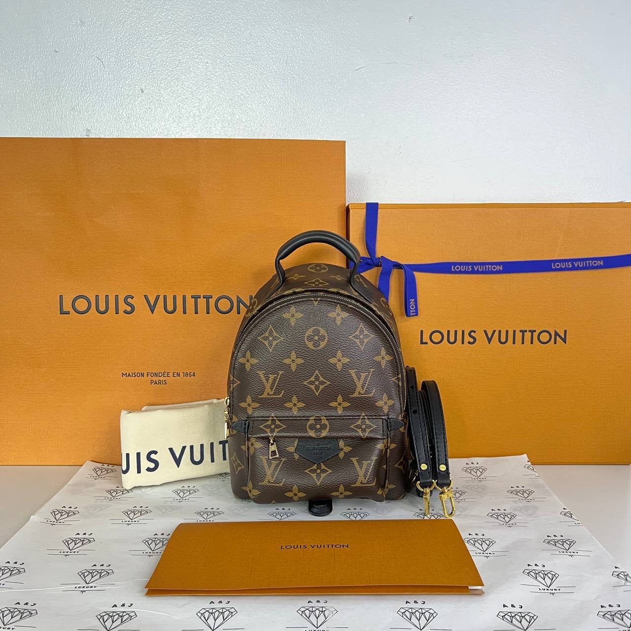[PRE LOVED] Louis Vuitton Mini Palm Springs in Monogram Canvass (microchipped)