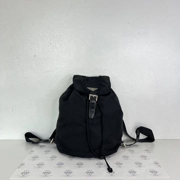 [PRE LOVED] Prada Nylon Backpack in Black SHW
