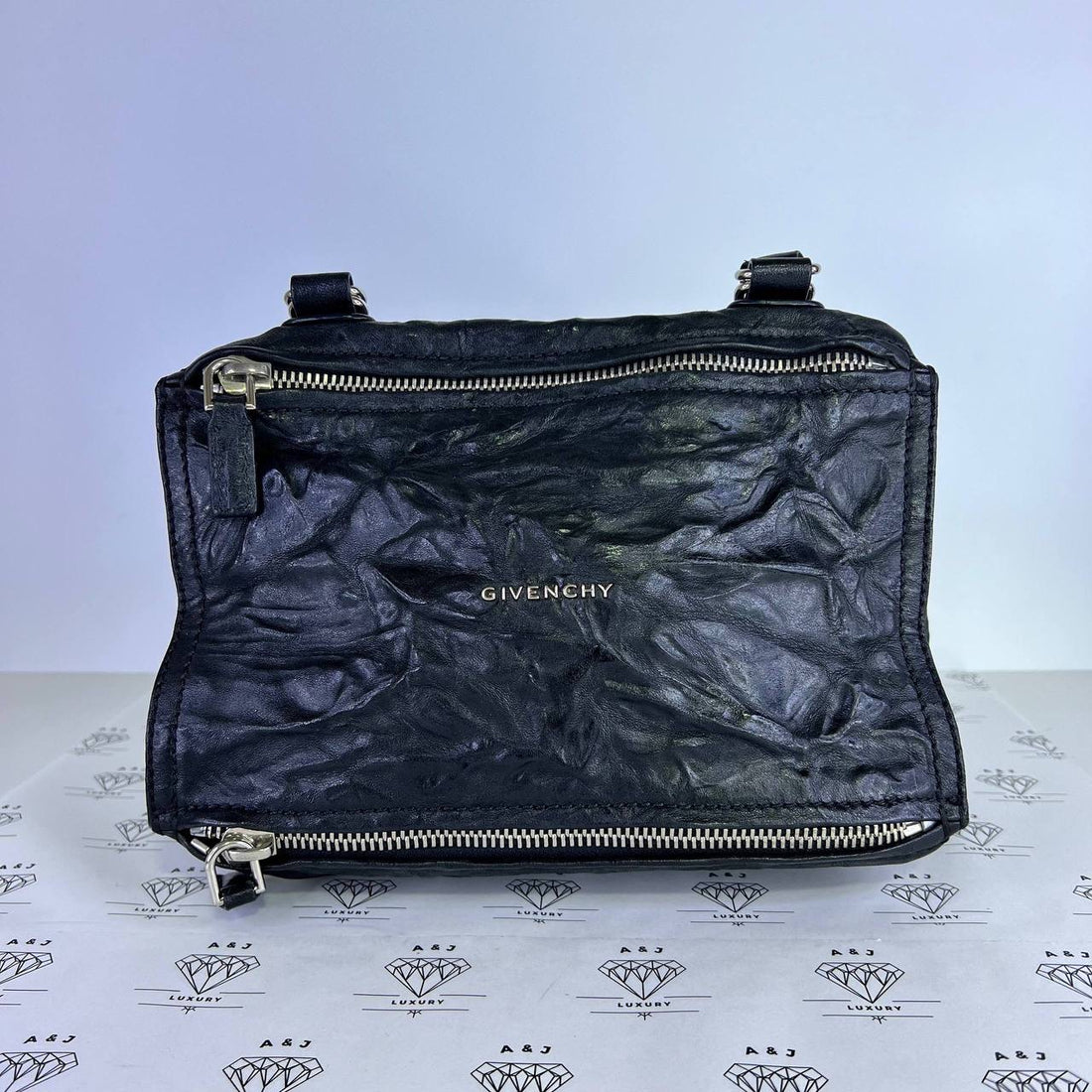 [PRE LOVED] Givenchy Small Pandora in Black Sheepskin Leather SHW