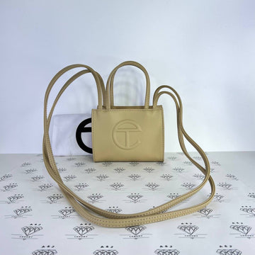 [PRE LOVED] Telfar Small Carry Bag in Beige
