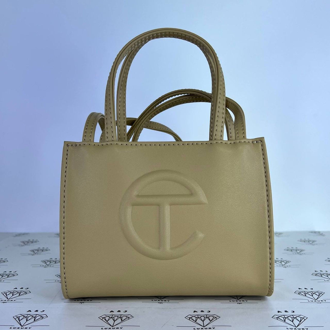[PRE LOVED] Telfar Small Carry Bag in Beige