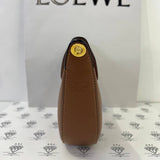 [PRE LOVED] Loewe Luna Small Shoulder Bag in Tan Goatskin Leather GHW