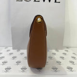 [PRE LOVED] Loewe Luna Small Shoulder Bag in Tan Goatskin Leather GHW