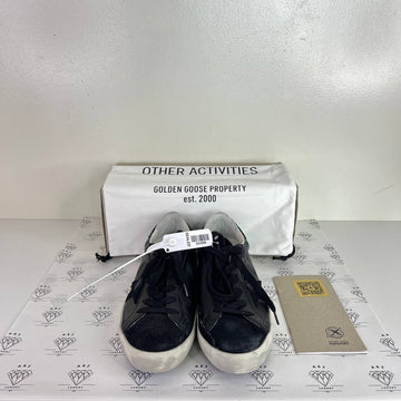 [PRE LOVED] Golden Goose Superstar with Black Glitter Heel Tab Size 36EU