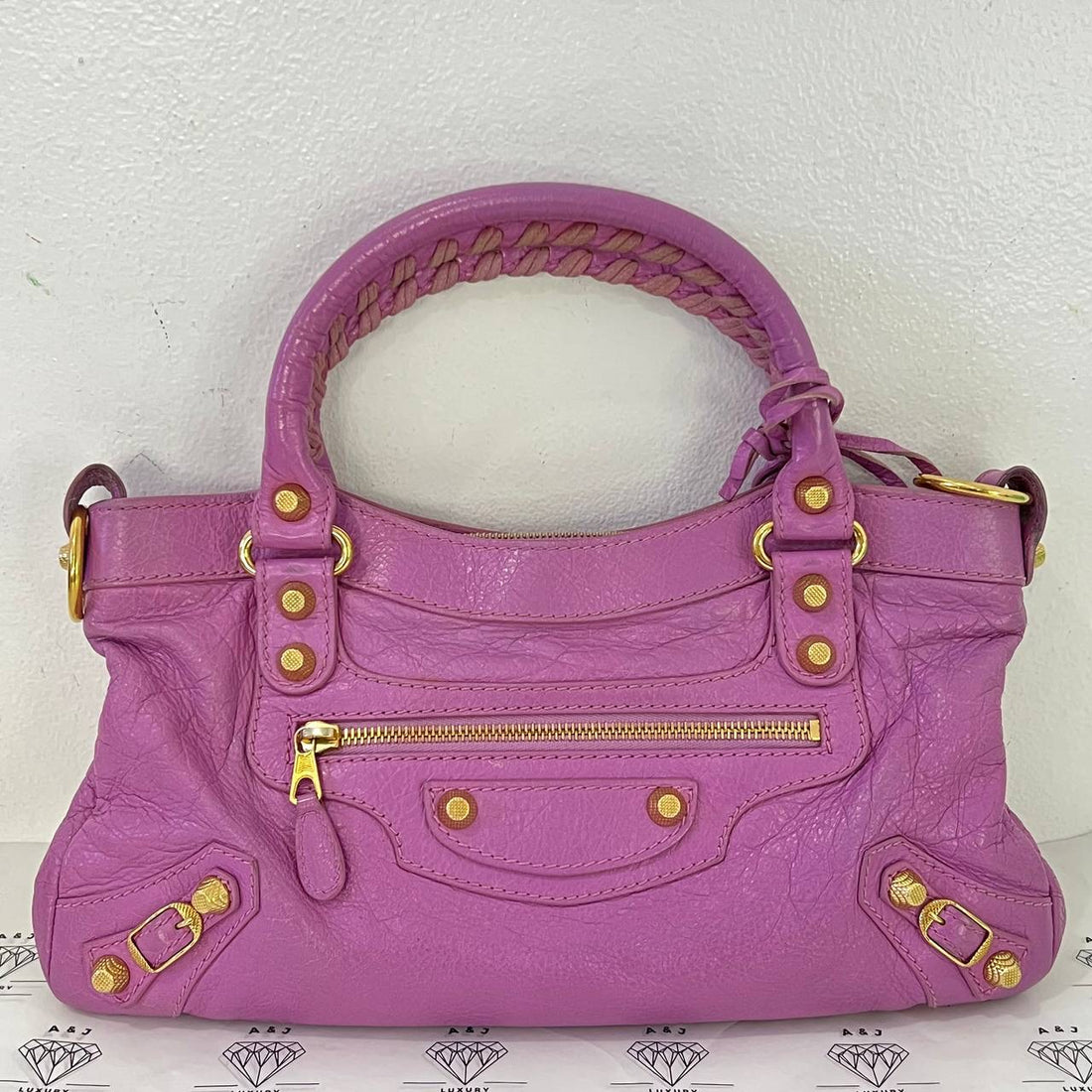 [PRE LOVED] Balenciaga Giant City in Purple GHW