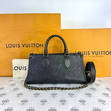 [PRE LOVED] Louis Vuitton OnTheGo East-West in Black Empreinte Leather GHW (microchipped)