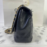 [PRE LOVED] Chanel Classic Jumbo Single Flap in Black Caviar GHW (Series 13)