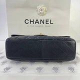 [PRE LOVED] Chanel Classic Jumbo Single Flap in Black Caviar GHW (Series 13)