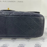 [PRE LOVED] Chanel Classic Jumbo Single Flap in Black Caviar GHW (Series 13)