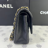 [PRE LOVED] Chanel Classic Medium Double Flap in Black Caviar GHW (Series 20)