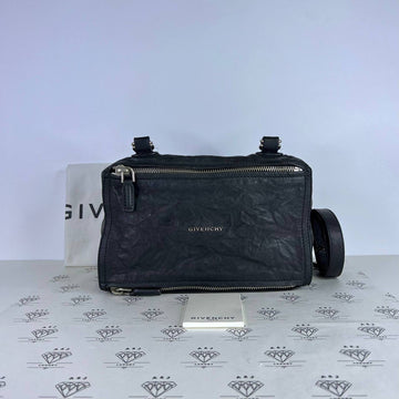 [PRE LOVED] Givenchy Small Pandora in Black Sheepskin Leather SHW
