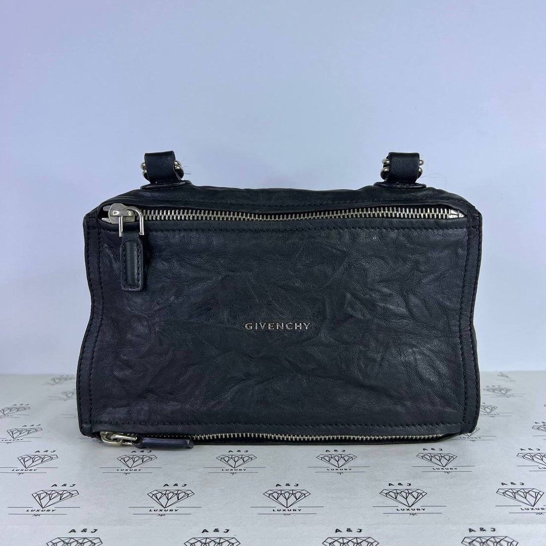 [PRE LOVED] Givenchy Small Pandora in Black Sheepskin Leather SHW