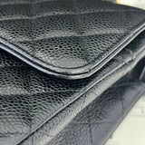 [PRE LOVED] Chanel Classic Medium Double Flap in Black Caviar GHW (Series 20)