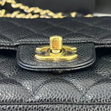 [PRE LOVED] Chanel Classic Medium Double Flap in Black Caviar GHW (Series 20)