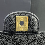 [PRE LOVED] Chanel Classic Medium Double Flap in Black Caviar GHW (Series 20)