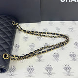 [PRE LOVED] Chanel Classic Medium Double Flap in Black Caviar GHW (Series 20)