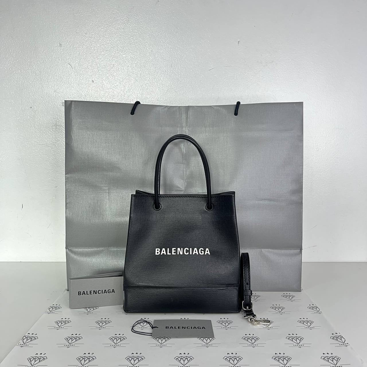 [PRE LOVED] Balenciaga Small Shopping Tote Bag in Black