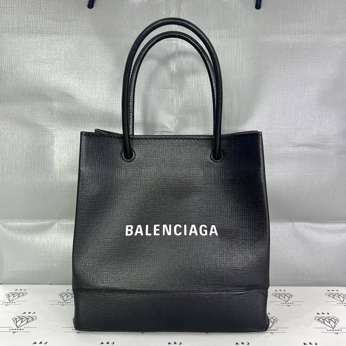 [PRE LOVED] Balenciaga Small Shopping Tote Bag in Black