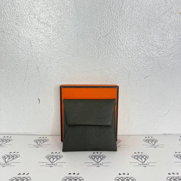 [PRE LOVED] Hermes Bastia Coin Purse in Vert Epsom PHW (Stamp Y - 2020)