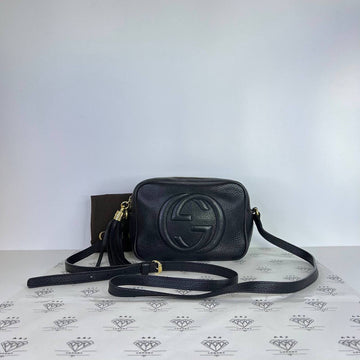 [PRE LOVED] Gucci Soho Disco Crossbody Bag in Black GHW