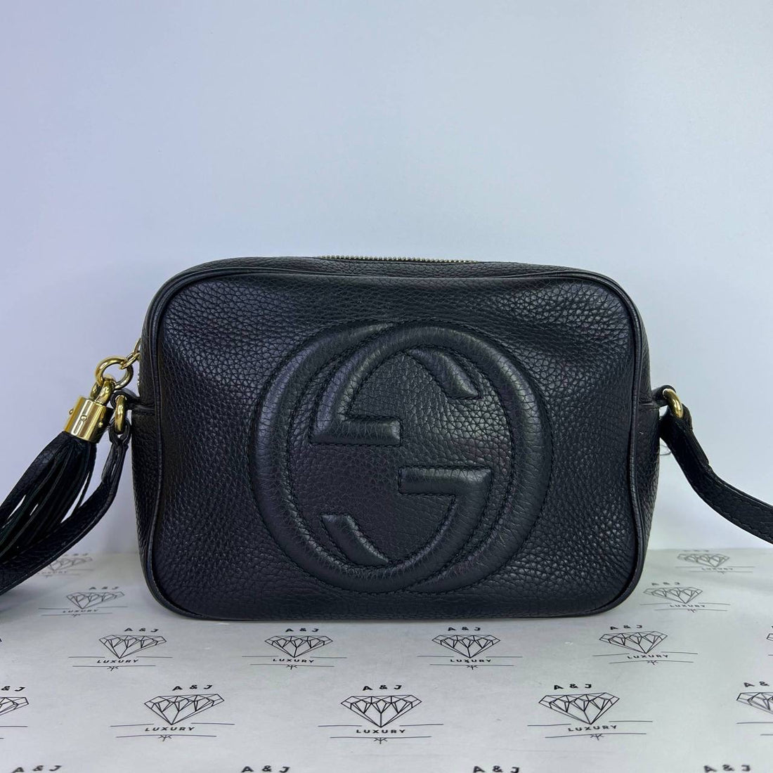 [PRE LOVED] Gucci Soho Disco Crossbody Bag in Black GHW