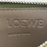 [PRE LOVED] Loewe Coin Cardholder in Rosemary/Tan Grained Calfskin SHW