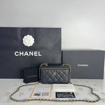 [PRE LOVED] Chanel Vanity in Black Caviar GHW (Series 32)